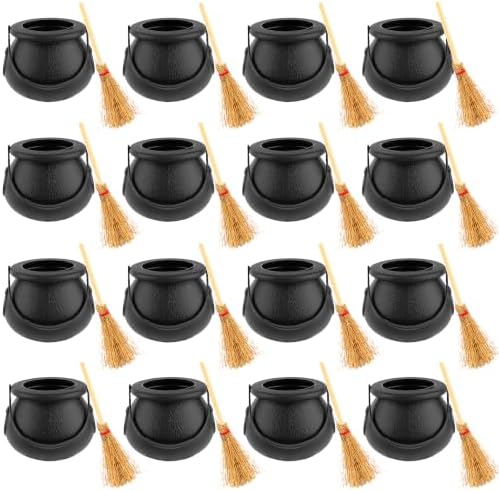 16 Pcs Mini Plastic Cauldron by Octaday