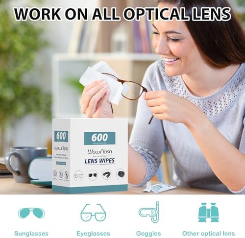 600 Count Pre-Moistened Lens Wipes - Image 2