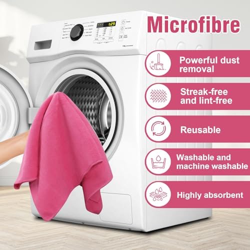 4 Pcs Extra Large Microfiber Cleaning Cloth - Image 4