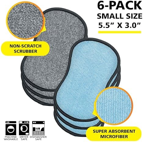 Original Scrub-N-Wipe Pad by Tuff-Scrub, Microfiber, Non-Scratch, Dual-Sided - Image 2