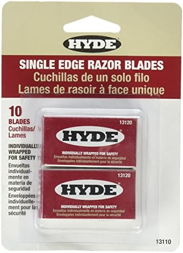 Hyde Tools 13110 10PK SGL Edge Blades by Hyde