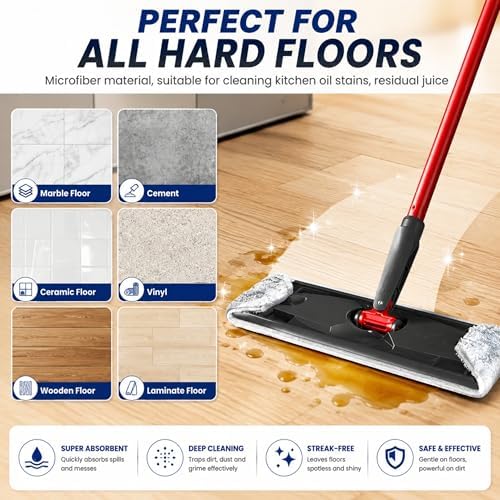 10 Pack H2prO Mop Pads, Compatible - Image 7
