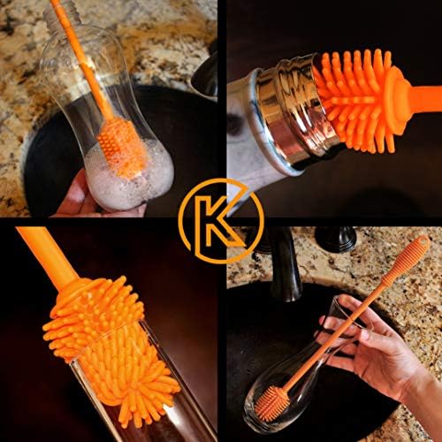 Kitchiny Silicone Bottle Brush 12.5 inch - Image 7