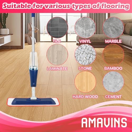 AmaVins 3 Pack Microfiber Cleaning Pads, Reusable Microfiber Mop Pads - Image 7