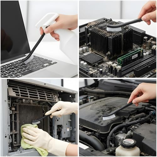 10 Pcs Small Cleaning Brushes Double-Ended Detail Cleaning Brush - Image 4