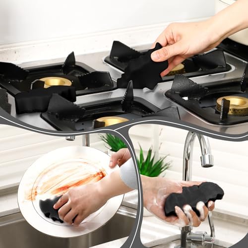 Tioncy 12 Pack Halloween Bat Kitchen Sponges - Image 5