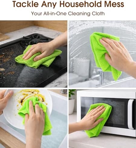 KitchLife Microfiber Cleaning Cloth Roll, 100 Pack - Image 4