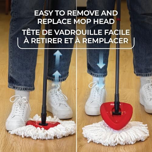 Vileda EasyWring Microfibre Spin Mop & Bucket Floor Cleaning System - Image 6