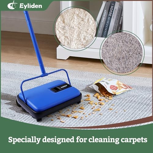 Eyliden Carpet Sweeper, Mini Size, Manual Sweeping - Image 3