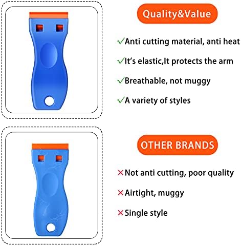 Honoson 4 Pcs Plastic Razor Blade Scraper - Image 6