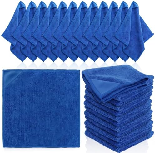 Goaste 24 Pack Magnetic Microfiber Cleaning Cloth, 10 x 10 Inch Square Reusable by Goaste