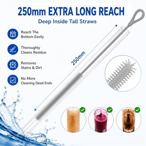 2pcs Replacement Straw Silicone Brush - Image 3