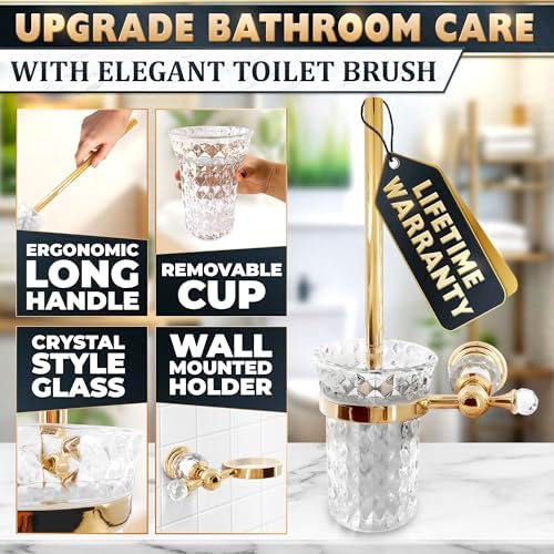 Wall-Mounted Toilet Brush and Holder Set - Image 4