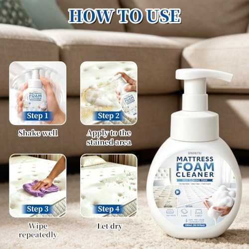 Mattress Stain Remover Spray – Enzyme Cleaner - Image 4