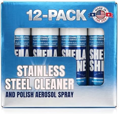 Sheila Shine 12 x 10oz Stainless Steel Cleaner and Polish by SheilaShine