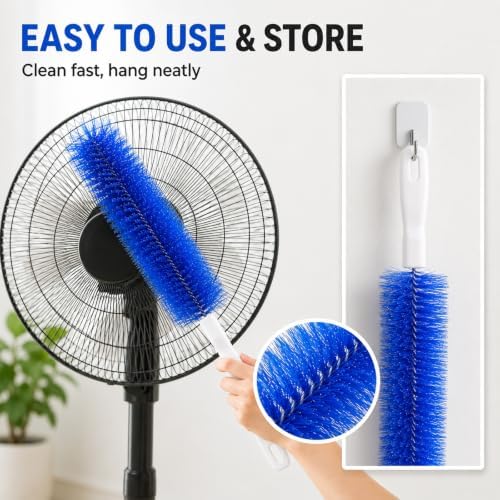 Fan Cleaning Brush, Bendable Microfiber Duster, Washable Reusable Fan Brush - Image 5