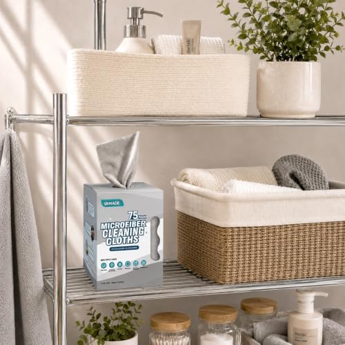 UNIMADE Microfiber Cleaning Cloth, 75 Sheets Microfiber Towels - Image 7