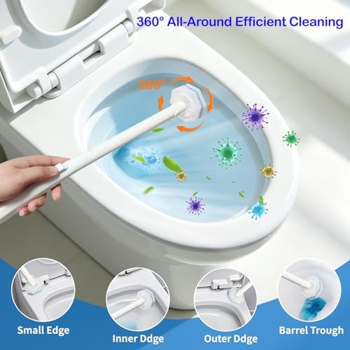 Disposable Toilet Brush Cleaning System, - Image 7