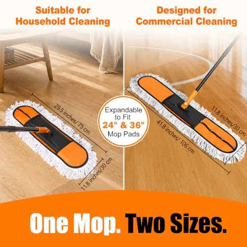JEHONN 2-in-1 Commercial Dust Mop - Image 2