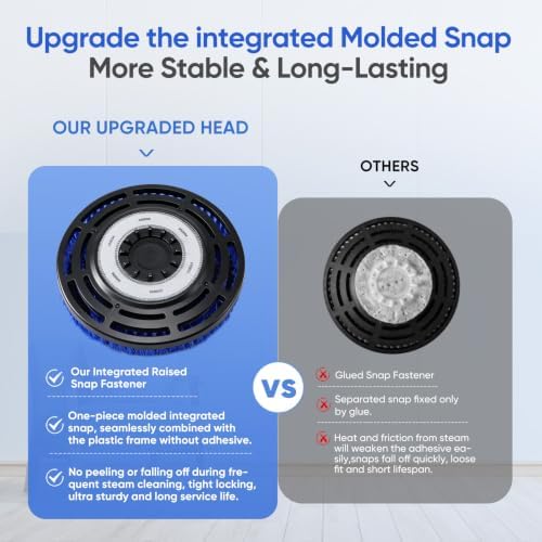 Upgraded Steam Mop Pad Replacement Brush Heads - Image 6