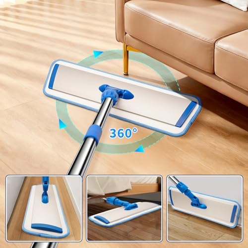 18" Professional Microfiber Mop Floor Cleaning, Flat Mop - Image 4