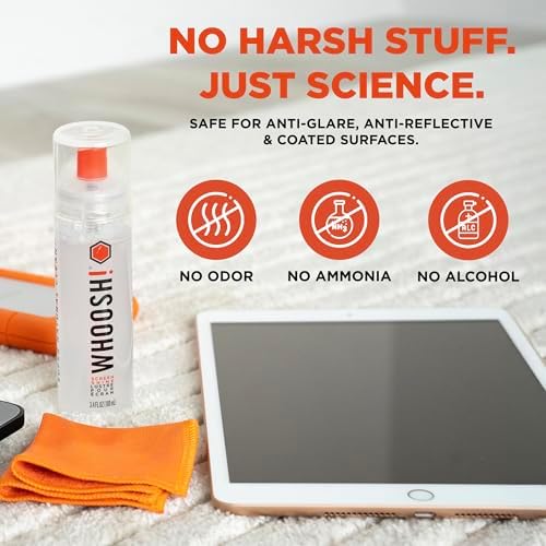 WHOOSH! Screen Shine Go XL – Screen Cleaner Spray & Wipe Kit, 3.4 fl oz - Image 6