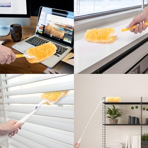 360° Heavy Duty Duster Refill Kit, 1Extended Handle 1Short Handle 30Refills - Image 5