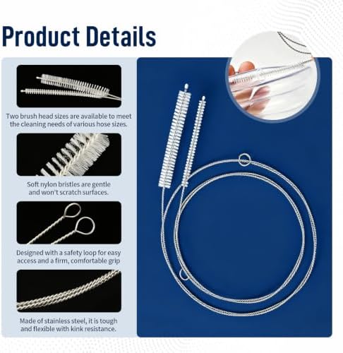 40 Inches Extra Long Cleaner Brush Set – - Image 3