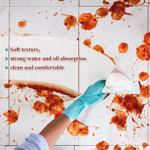 Tranqun 100 Pcs Disposable Microfiber Cleaning Cloth Bulk, Lint Free Cloth - Image 5