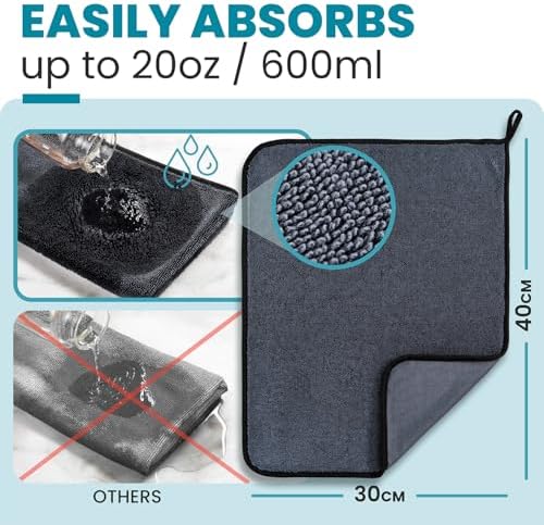 Shiny Wipes Medium Drying Towel, The Original, 12x16in/30x40cm, Ultra Absorbent - Image 3