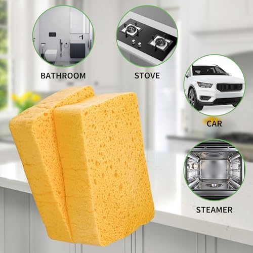 4 Pack Compostable Thicker Pop-Up Sponges - Image 6