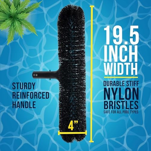 U.S. Pool Supply 18" Pool Brush Head 270°, 12 Bristle Rows, Heavy-Duty - Image 3
