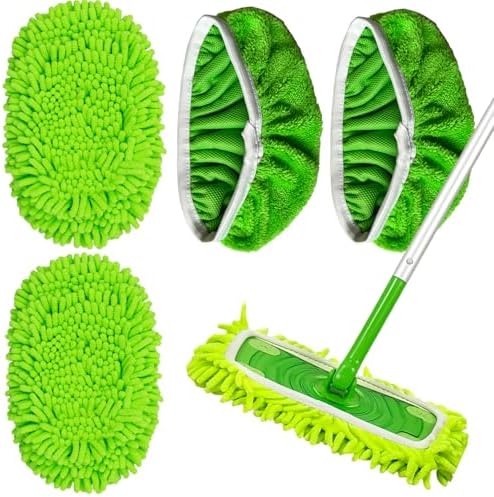 Reusable Chenille Mop Pads Compatible by UFOGIFF