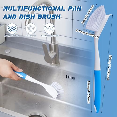 Hsei 50 Pcs Kitchen Scrub Dish Brush Bulk - Image 2