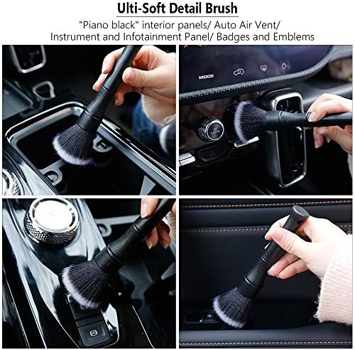 AntBooBoo 3 Pack Ultra-Soft Detailing Brush Set, Comfortable Grip and - Image 3