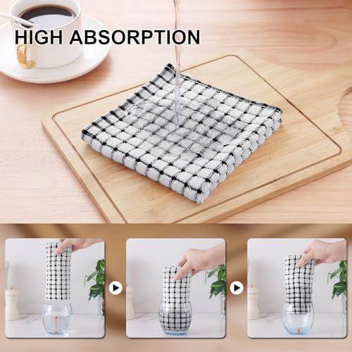 Kitinjoy Cotton 24 Pack Terry Kitchen Dish Cloths - Image 3