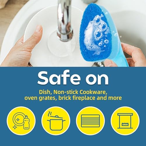 Non-Scratch DishWand Sponge Refills, Non Scratch Dish wand Replacement Heads - Image 2