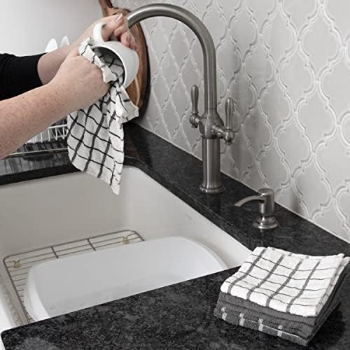 Ritz Terry Check Dish Cloth Set: Highly Absorbent & Super Soft - Image 4