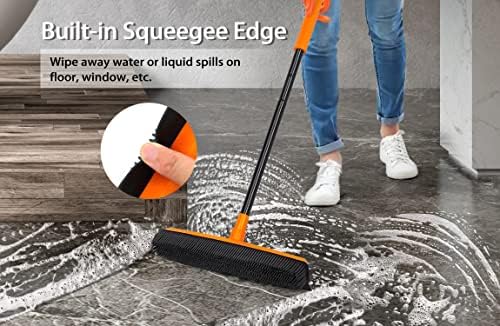 JEHONN Rubber Broom Carpet Rake - Image 3