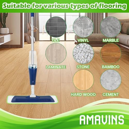 AmaVins 3 Pack Microfiber Cleaning Pads, Reusable Microfiber Mop Pads - Image 7