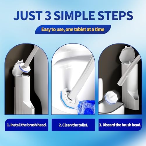 60PCS Toilet Bowl Cleaner Wand Refills Compatible - Image 6