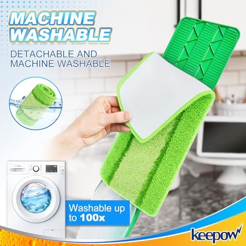 KEEPOW 2 Pack Spray Mop Pads Compatible - Image 4