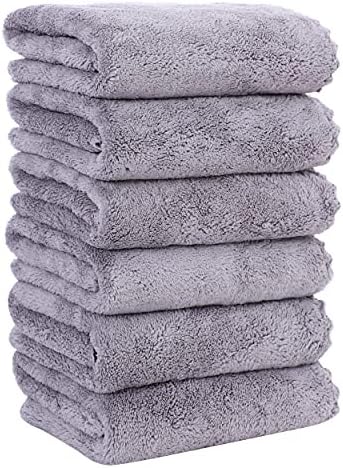 MOONQUEEN 6 Pack Premium Hand Towels by MOONQUEEN