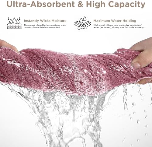 8 Piece Bath Towels Set, 2 Oversized 35 * 70 in Bath, 2 Hand, 4 Wash - Image 5