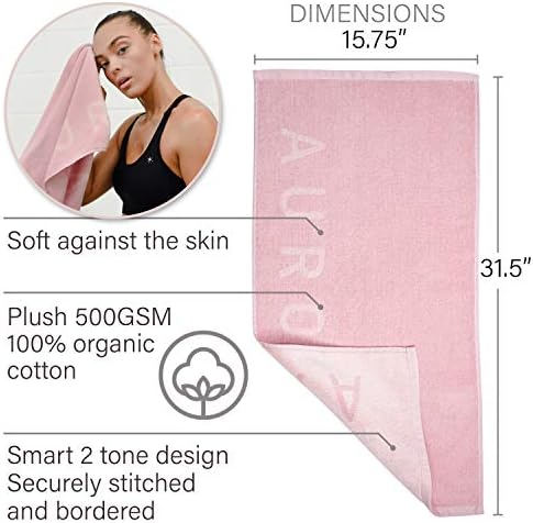 Pink Gym Towel for Women - Image 3