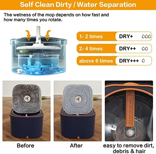 Flat Floor Mop and Bucket System Set - Image 2