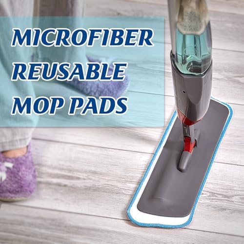80 Pack Microfiber Mop Pads Machine Washable Flat Mop Head Replace - Image 5