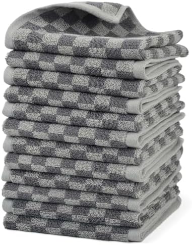 Super Soft Wash Cloths, 12 Pack Washcloths Facecloth by Jacquotha