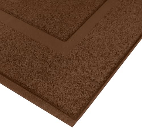 Utopia Towels Cotton Bath Mat, 21x34 in, 2 Pack, Dark Brown - Image 4
