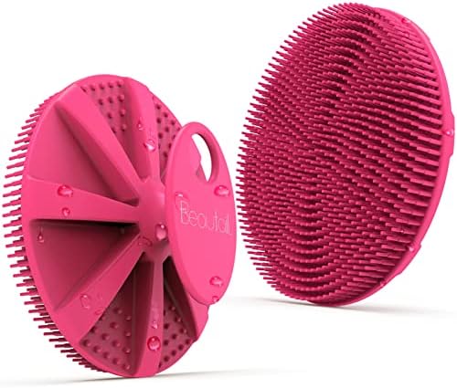Silicone Body Scrubber, BEAUTAIL Gentle Exfoliating Shower Brush by BEAUTAIL